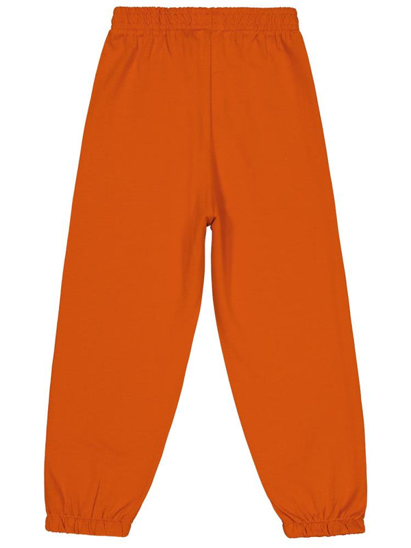 Civil Boys CVL Nakışlı Süs Bağcıklı 6-9 Yaş Eşofman Altı - Turuncu