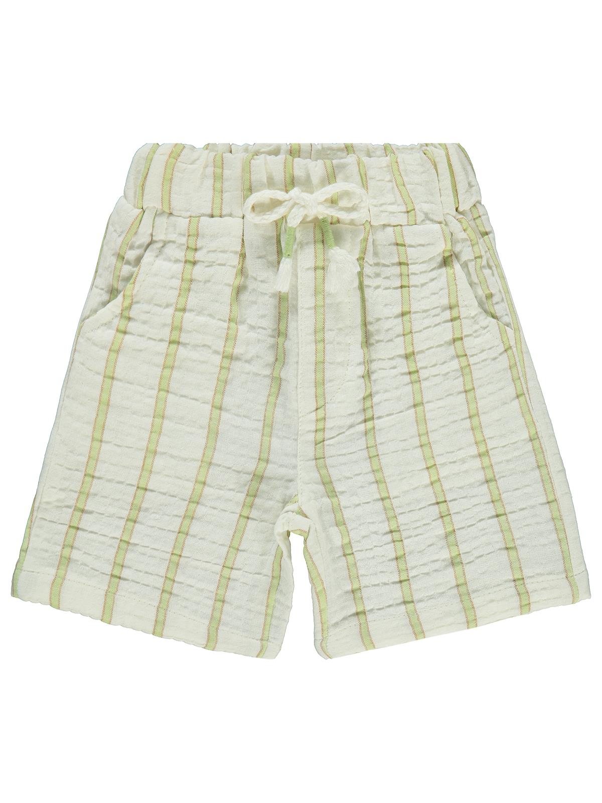 Civil Baby Çizgili Müslin 6-18 Ay Kapri - Yeşil