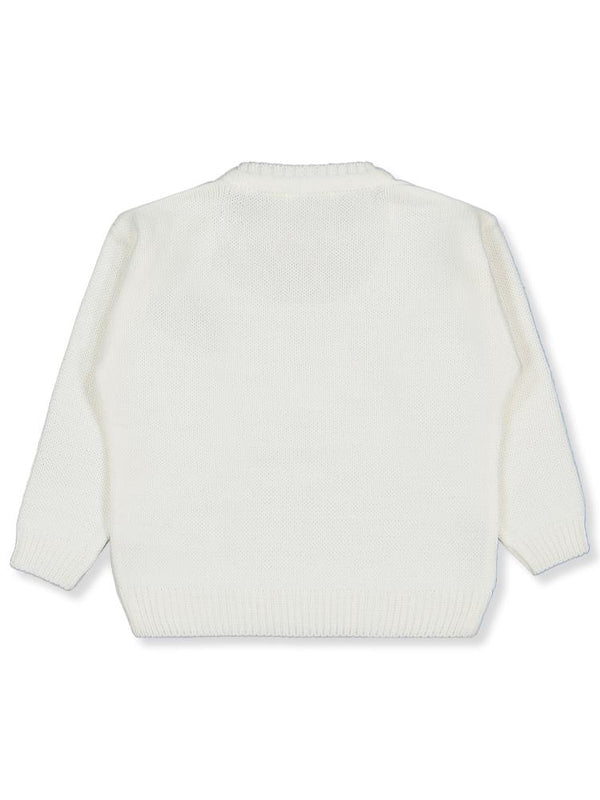 Civil Girls Düz 2-5 Yaş Kazak - Ekru