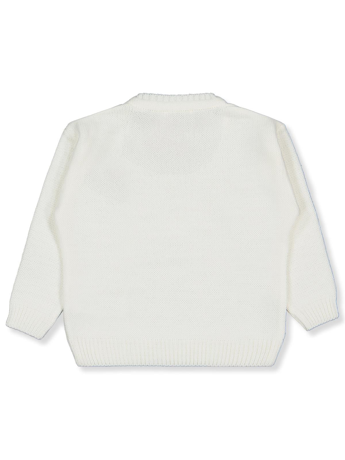 Civil Girls Düz 2-5 Yaş Kazak - Ekru