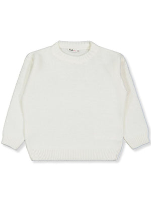 Civil Girls Düz 2-5 Yaş Kazak - Ekru