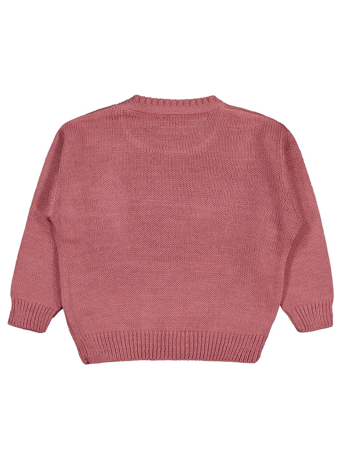 Civil Girls Düz 2-5 Yaş Kazak - Pembe