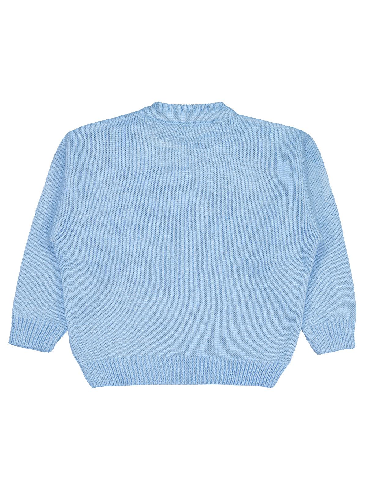 Civil Girls Düz 2-5 Yaş Kazak - Mavi