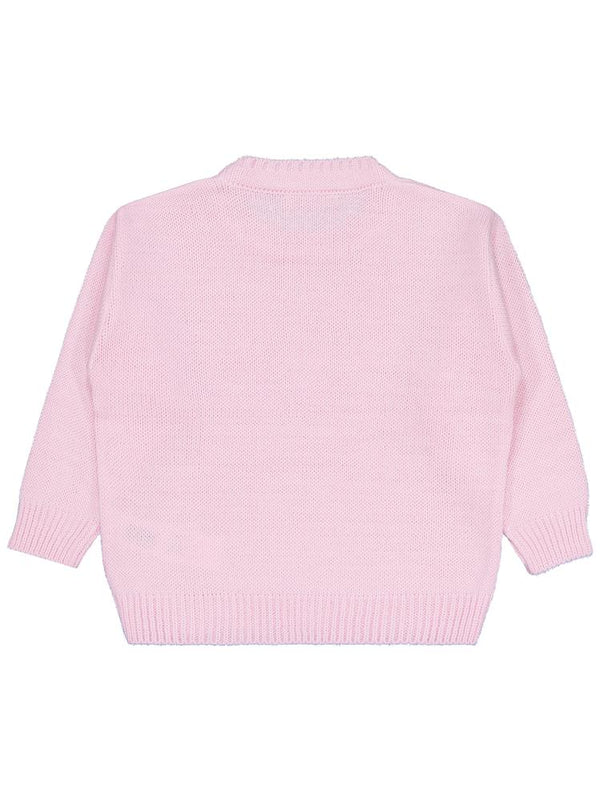 Civil Girls Düz 2-5 Yaş Kazak - Pembe