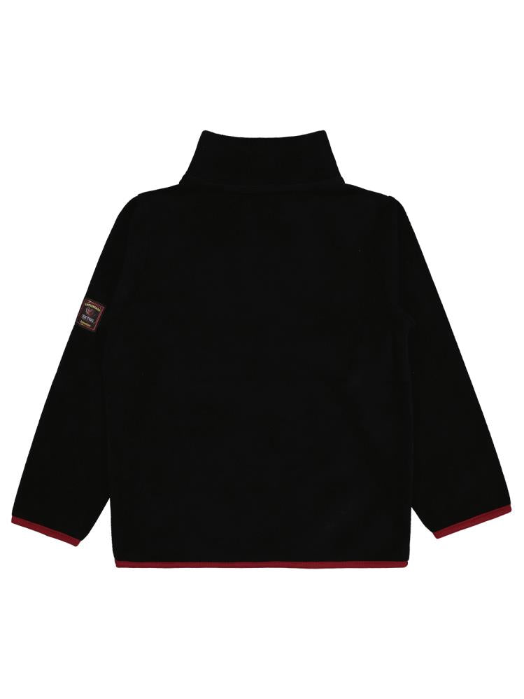 Civil Boys Fermuarlı Armalı Polar 10-13 Yaş Sweatshirt - Siyah