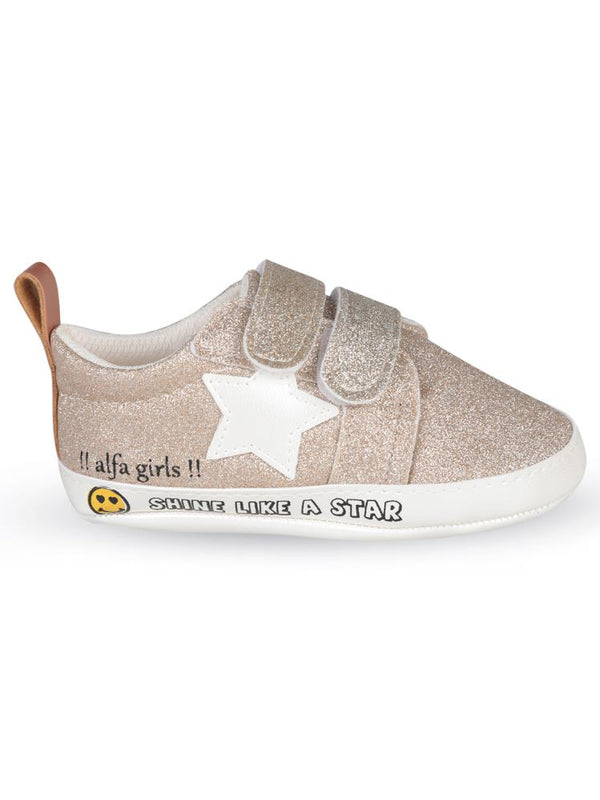 Civil Baby Cırtlı 19-21 Numara İlkadım Ayakkabı - Sarı