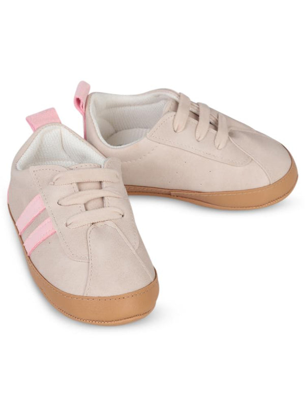 Civil Baby Bağcıklı 19-21 Numara İlkadım Ayakkabı - Bej
