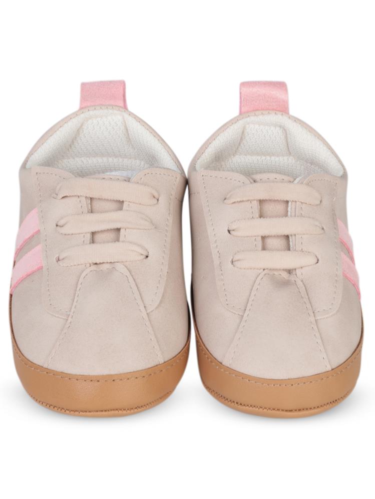 Civil Baby Bağcıklı 19-21 Numara İlkadım Ayakkabı - Bej