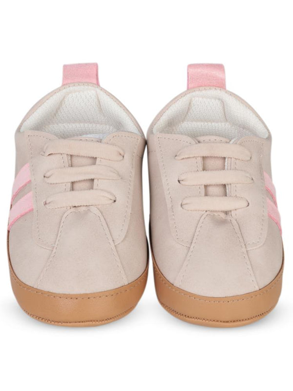 Civil Baby Bağcıklı 19-21 Numara İlkadım Ayakkabı - Bej