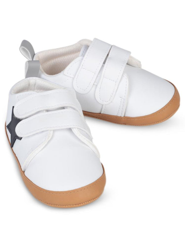 Civil Baby Cırtlı 19-21 Numara İlkadım Ayakkabı - Beyaz