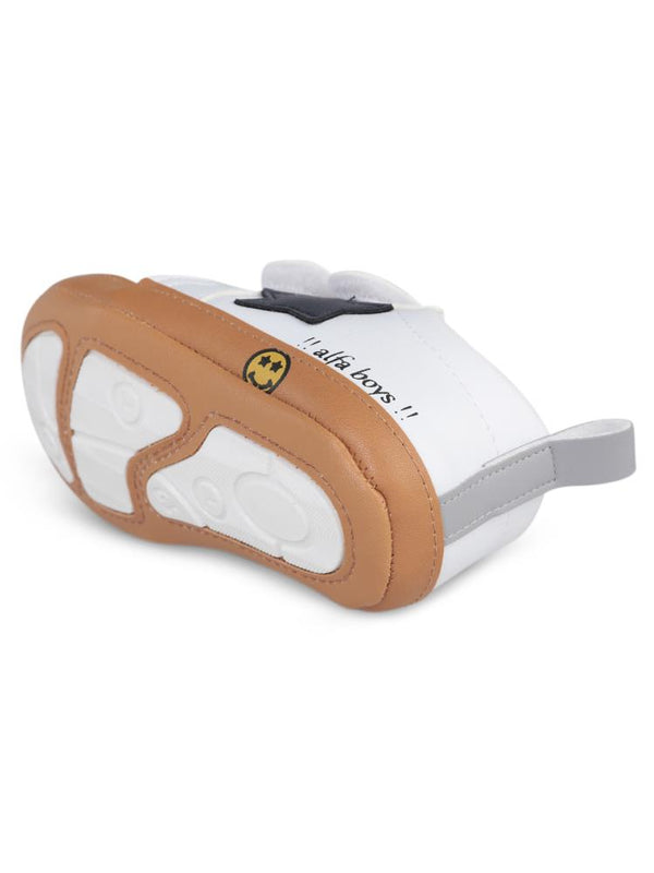 Civil Baby Cırtlı 19-21 Numara İlkadım Ayakkabı - Beyaz