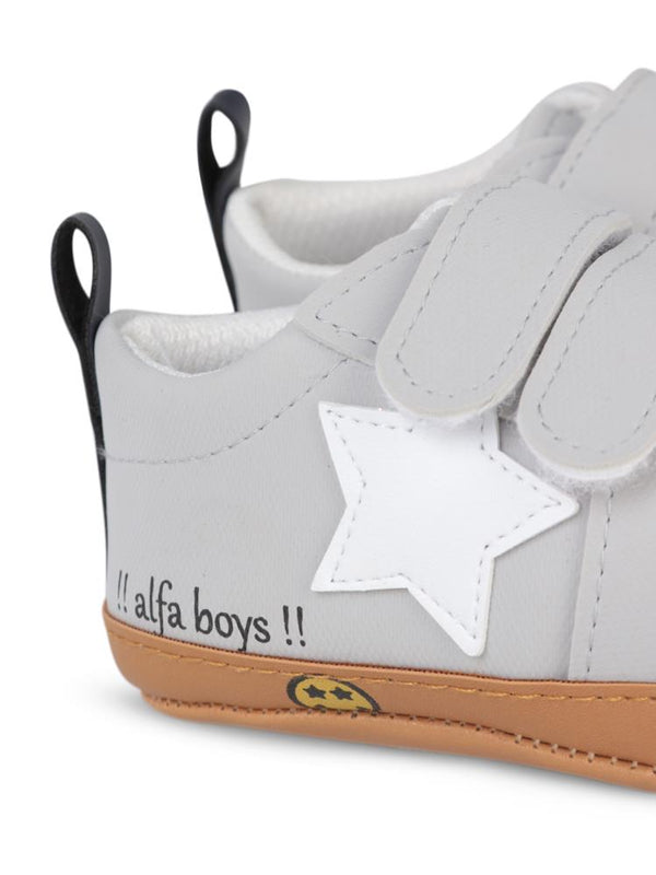 Civil Baby Cırtlı 19-21 Numara İlkadım Ayakkabı - Gri