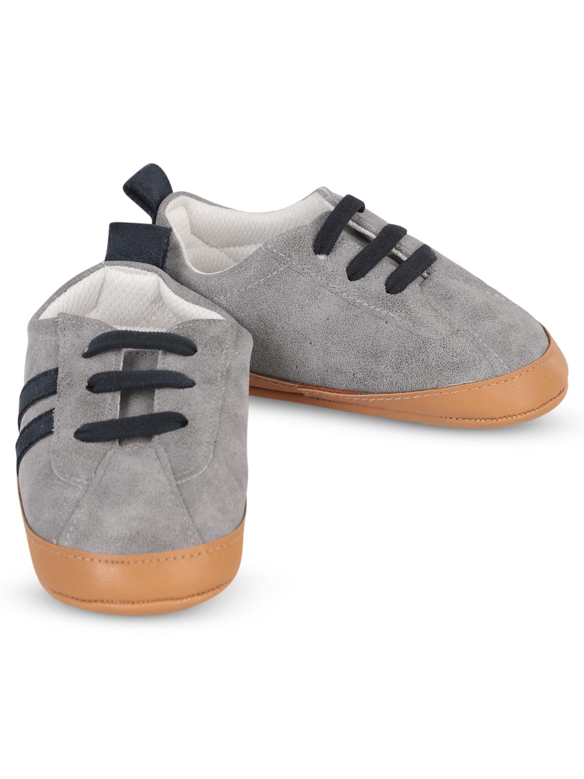 Civil Baby Bağcıklı 19-21 Numara İlkadım Ayakkabı - Gri