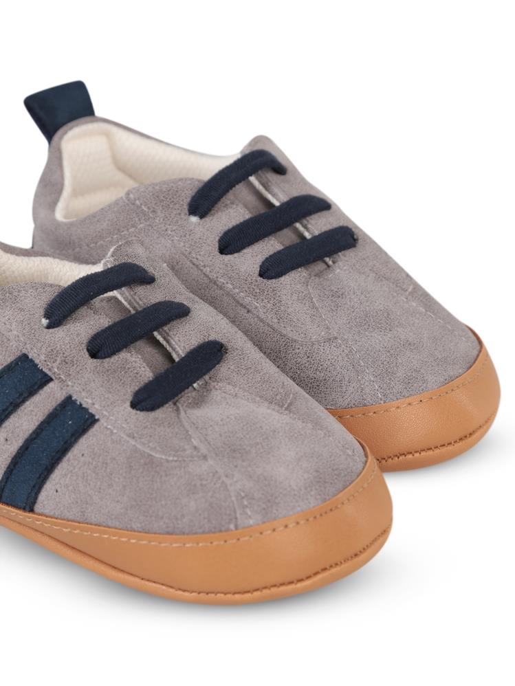 Civil Baby Bağcıklı 19-21 Numara İlkadım Ayakkabı - Gri