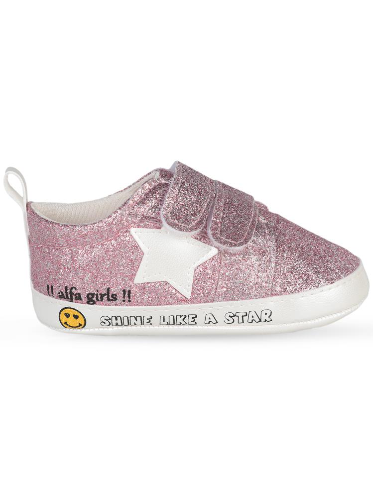 Civil Baby Cırtlı 19-21 Numara İlkadım Ayakkabı - Pembe