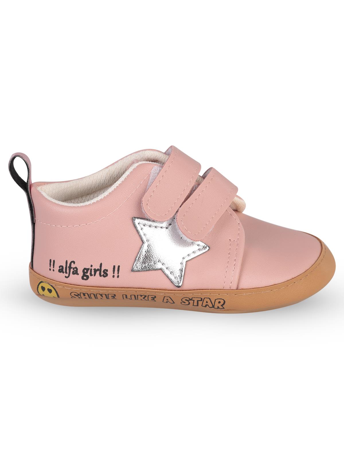 Civil Baby Cırtlı 19-21 Numara İlkadım Ayakkabı - Pembe