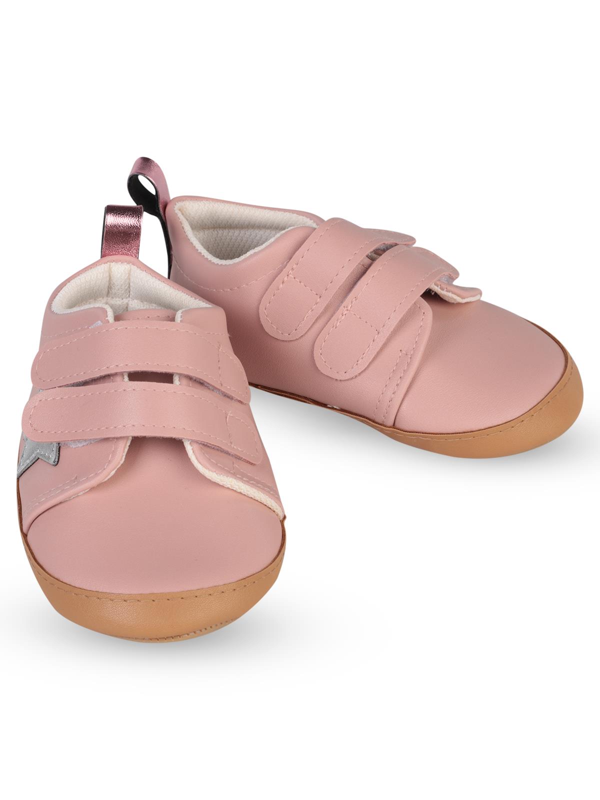 Civil Baby Cırtlı 19-21 Numara İlkadım Ayakkabı - Pembe