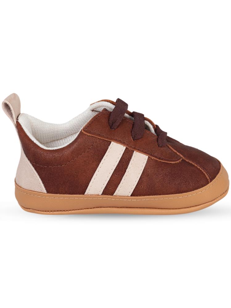 Civil Baby Bağcıklı 19-21 Numara İlkadım Ayakkabı - Kahverengi