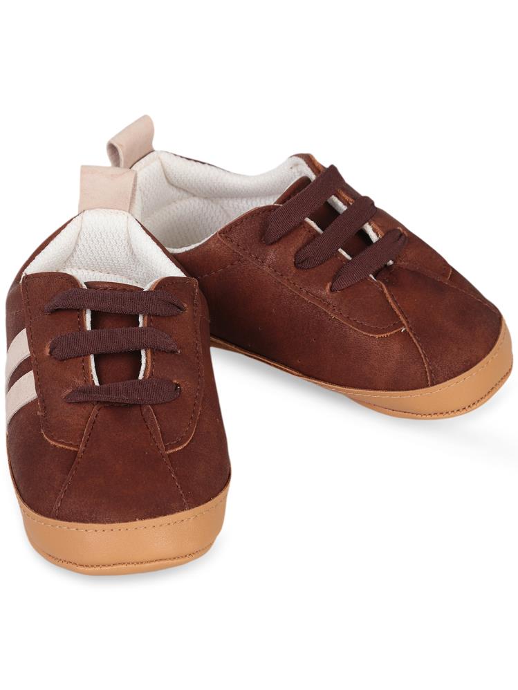 Civil Baby Bağcıklı 19-21 Numara İlkadım Ayakkabı - Kahverengi