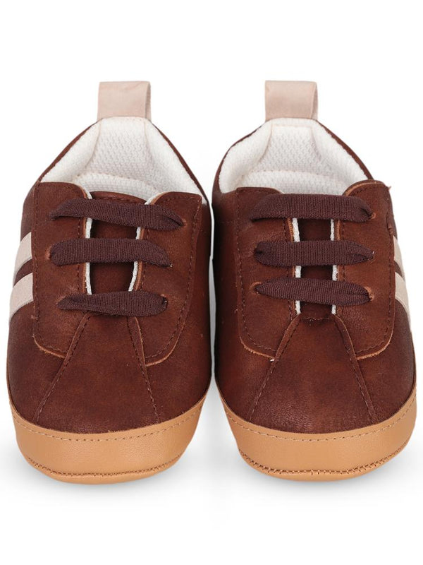 Civil Baby Bağcıklı 19-21 Numara İlkadım Ayakkabı - Kahverengi
