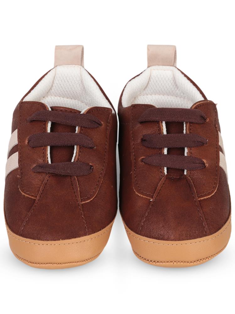 Civil Baby Bağcıklı 19-21 Numara İlkadım Ayakkabı - Kahverengi
