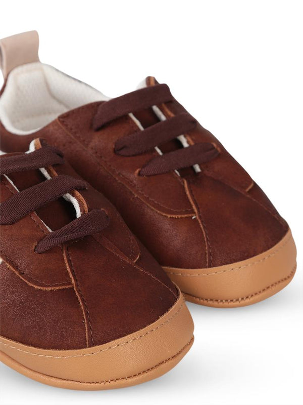 Civil Baby Bağcıklı 19-21 Numara İlkadım Ayakkabı - Kahverengi