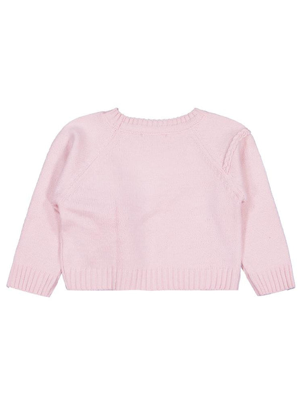 Civil Girls Ayıcık Aksesuarlı 2-5 Yaş Kazak - Pembe