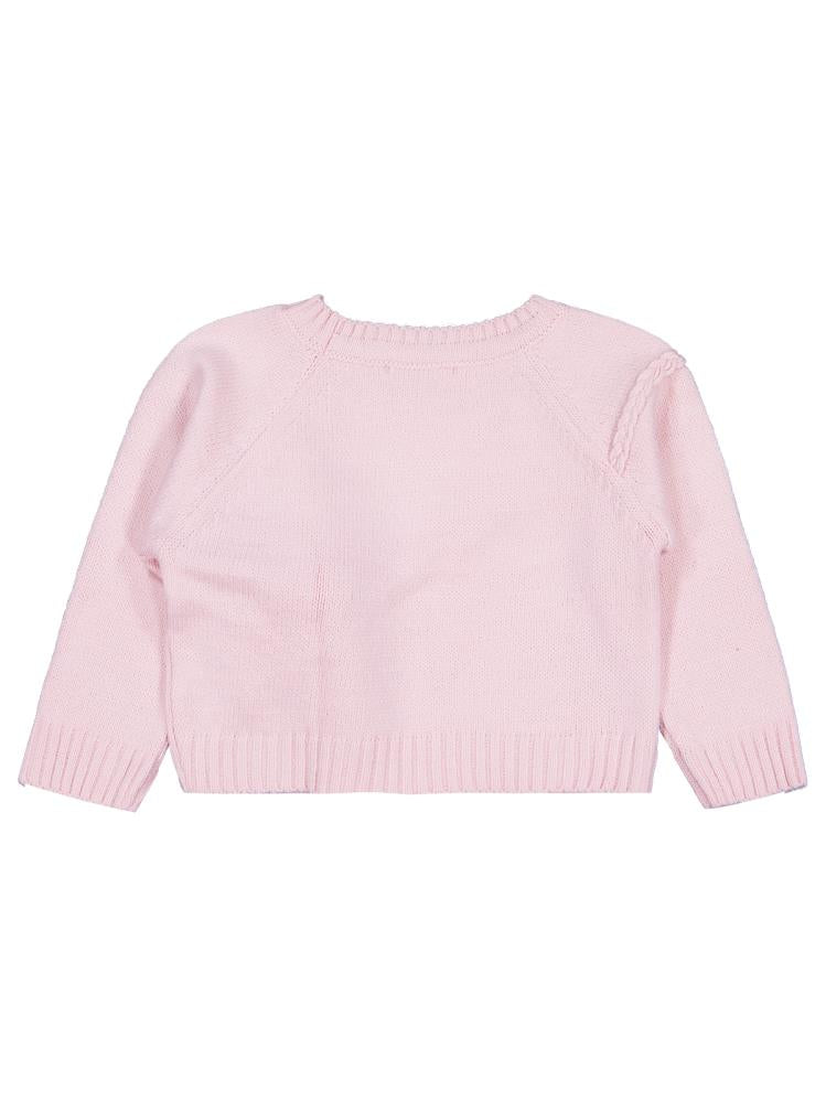 Civil Girls Ayıcık Aksesuarlı 2-5 Yaş Kazak - Pembe