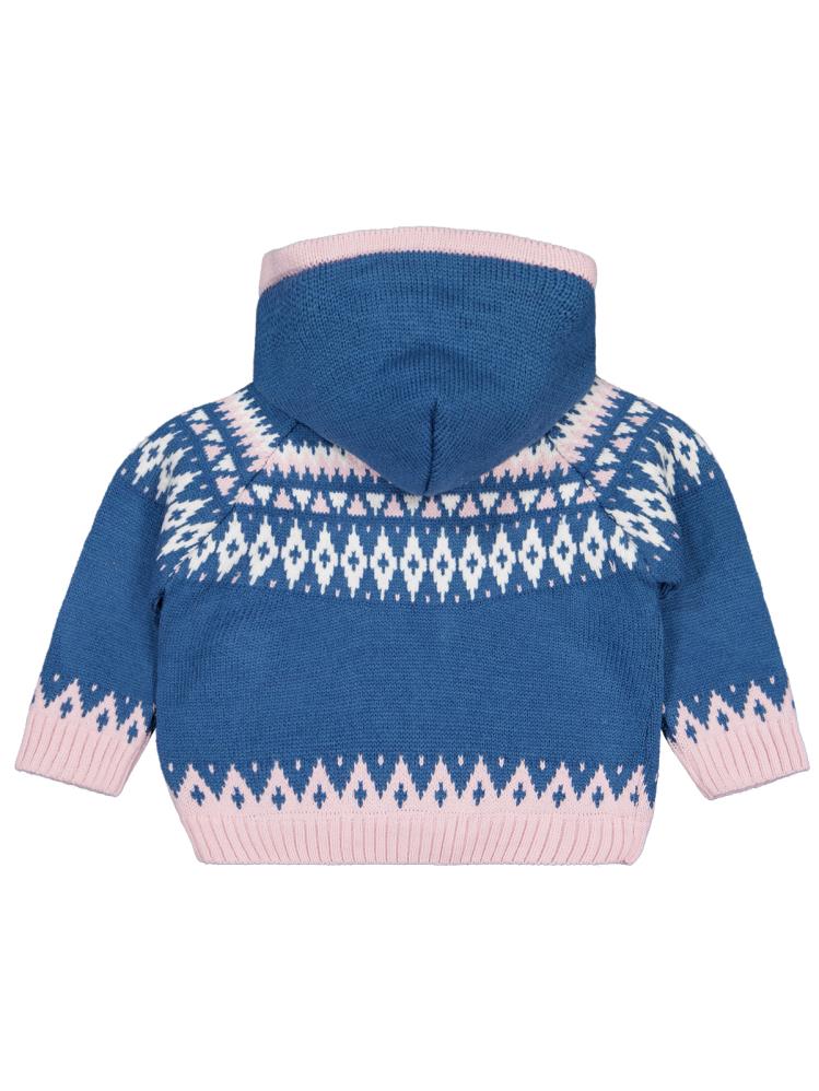 Civil Girls Etnik Desenli 2-5 Yaş Hırka - Yeşil