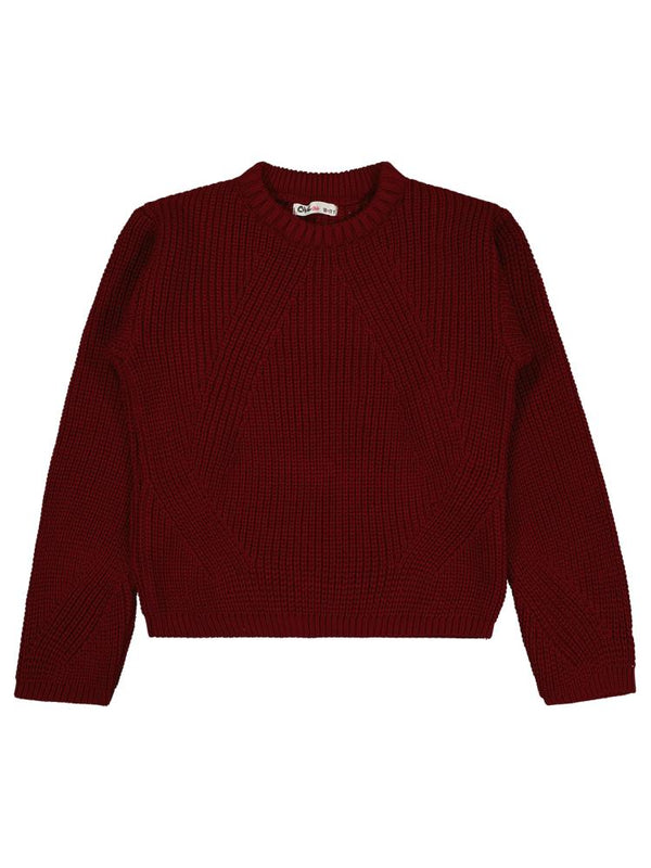 Civil Girls 10-13 Yaş Kazak - Bordo