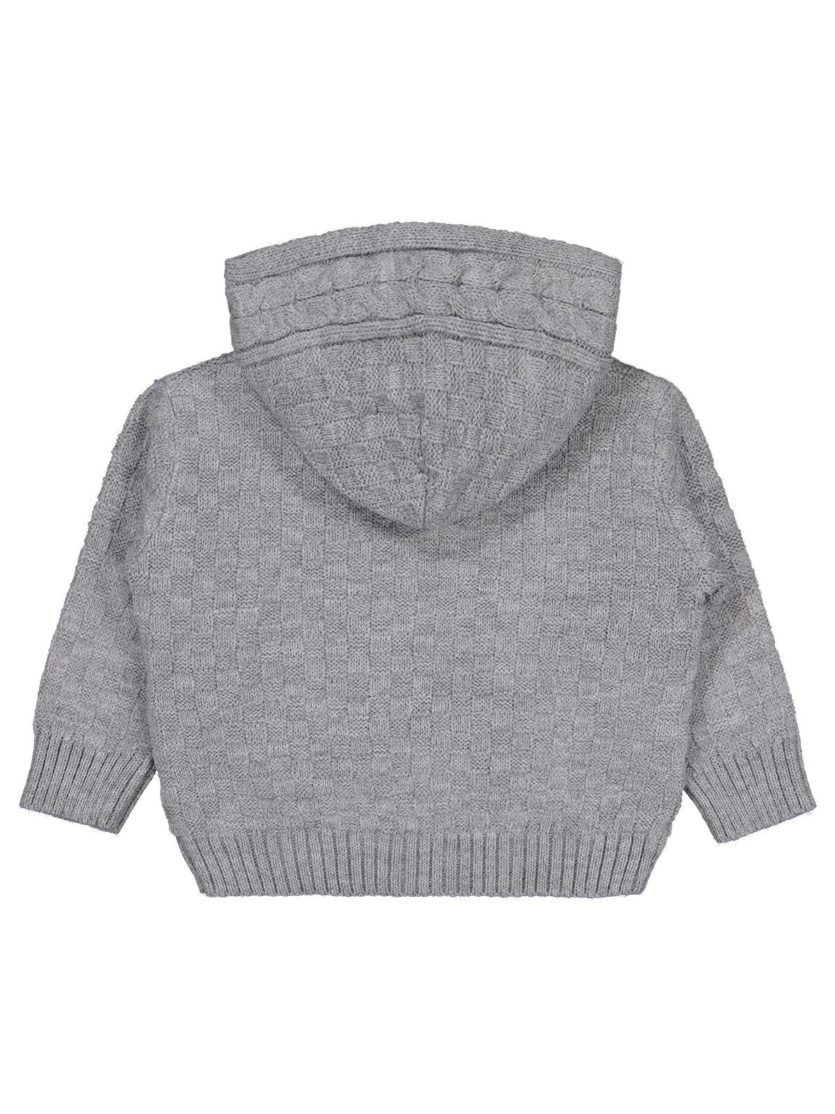 Civil Girls Kapisonlu 2-5 Yaş Hırka - Gri