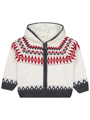 Civil Girls Etnik Desenli 6-9 Yaş Hırka - Bej