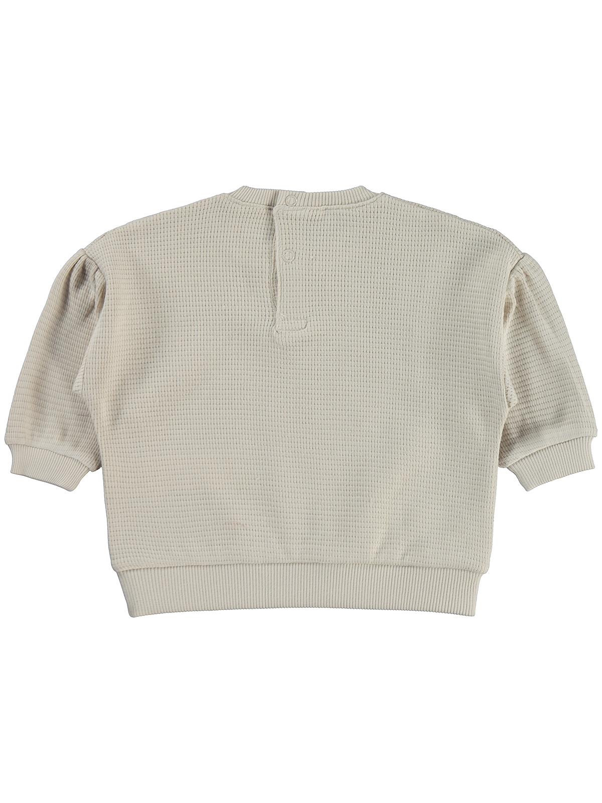 Civil Baby Kalp Nakışlı 6-18 Ay Sweatshirt - Bej