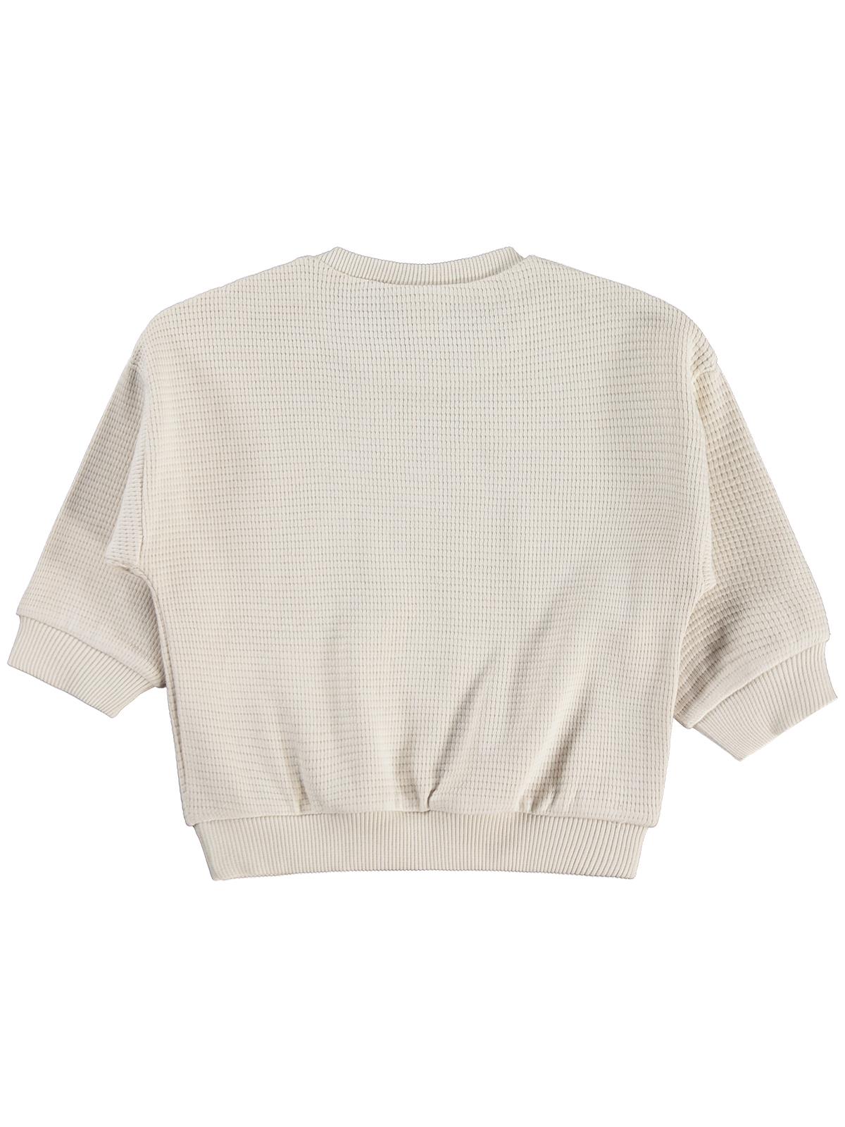 Civil Baby Cute Tiger Etiketli 6-18 Ay Sweatshirt - Bej