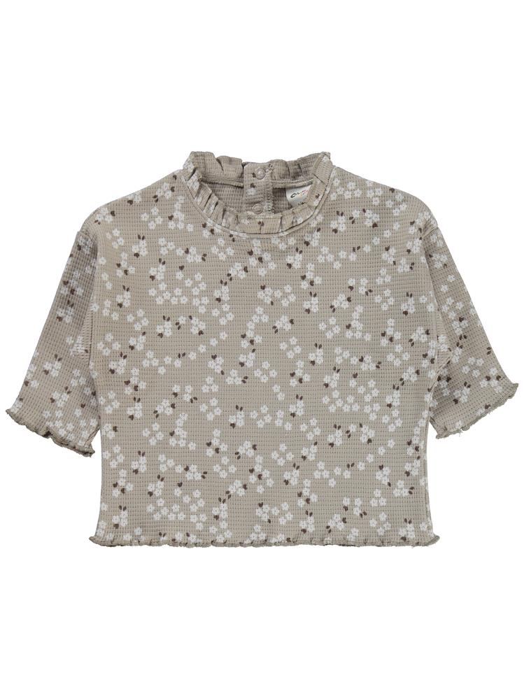 Civil Baby Mini Çiçek Baskılı 6-18 Ay Takım - Bej