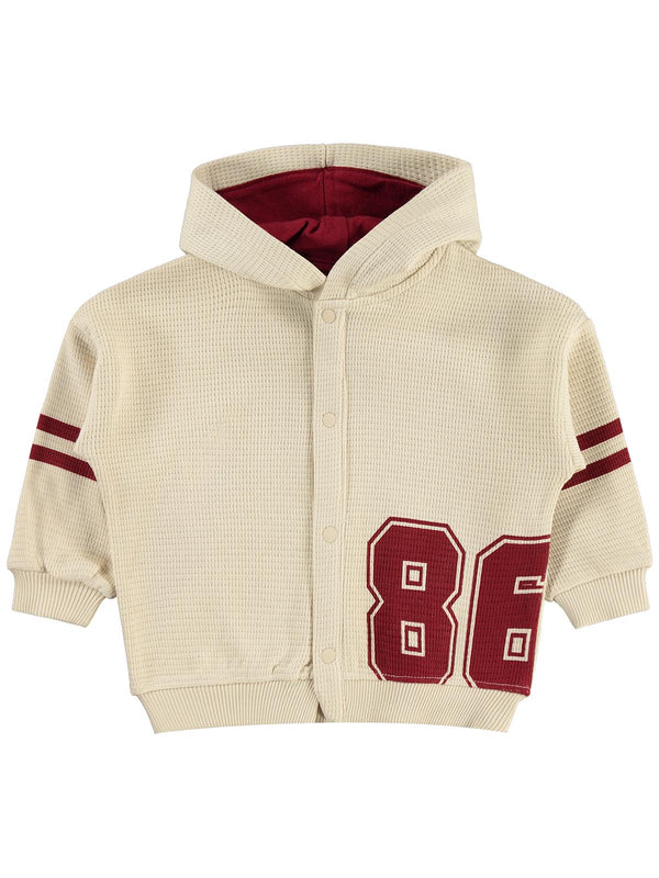 Civil Baby 86 Baskılı 6-18 Ay Hırka - Bej