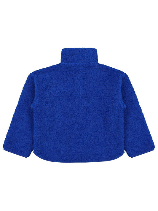 Civil Erkek Çocuk Biyeli Yarım Fermuarlı Sweatshirt | Velsoft | Okul Kreş ve Günlük Kullanım - Mavi