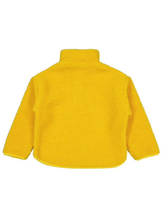 Civil Boys Erkek Çocuk Biyeli Yarım Fermuarlı Sweatshirt | Velsoft | Okul Kreş ve Günlük Kullanım - Hardal
