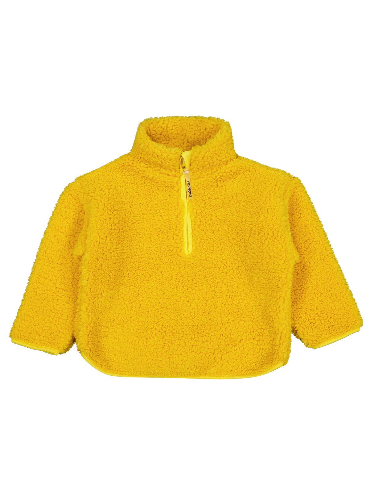Civil Boys Erkek Çocuk Biyeli Yarım Fermuarlı Sweatshirt | Velsoft | Okul Kreş ve Günlük Kullanım - Hardal