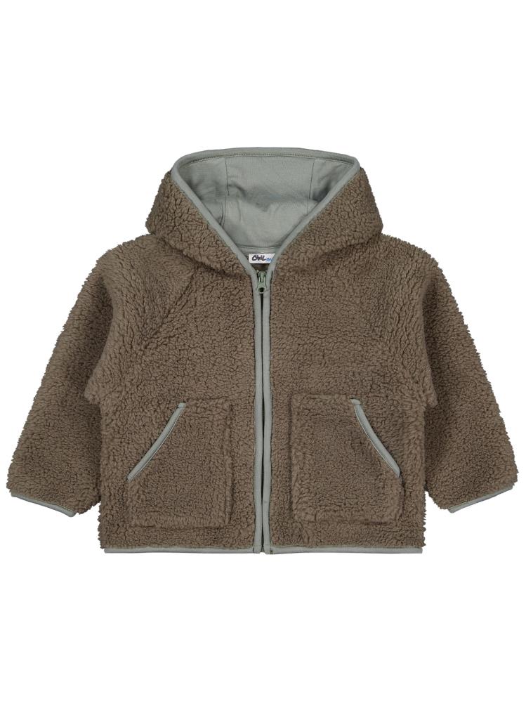 Civil Boys Biyeli Fermuarlı 2-5 Yaş Hırka - Haki