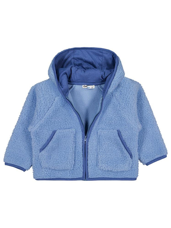 Civil Boys Biyeli Fermuarlı 2-5 Yaş Hırka - Mavi