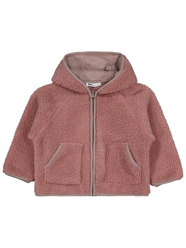 Civil Boys Biyeli Fermuarlı 2-5 Yaş Hırka - Kahverengi