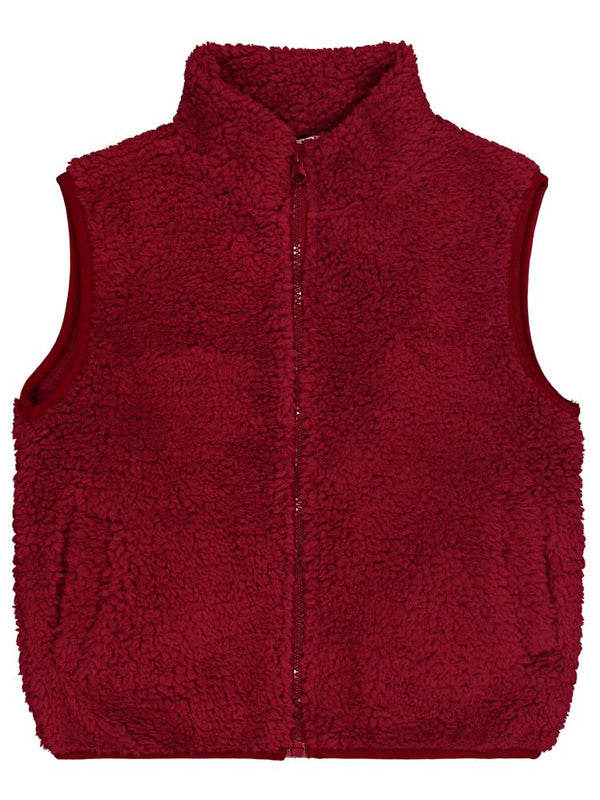 Civil Boys Cepli Fermuarlı 2-5 Yaş Yelek - Bordo