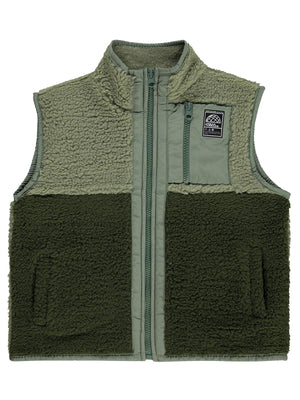 Civil Boys Mikro Cepli Fermuarlı 6-9 Yaş Yelek - Haki