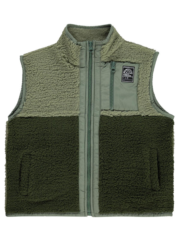 Civil Boys Mikro Cepli Fermuarlı 6-9 Yaş Yelek - Haki