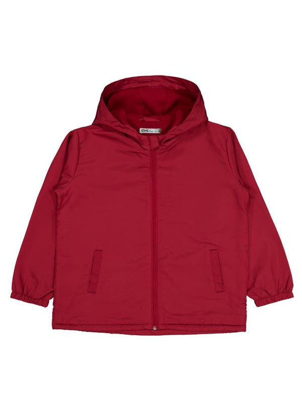 Civil Boys İçi Polarlı Basic 10-13 Yaş Yağmurluk - Bordo