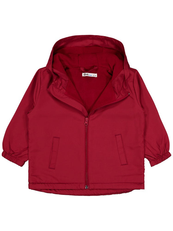 Civil Boys İçi Polarlı Basic 2-5 Yaş Yağmurluk - Bordo