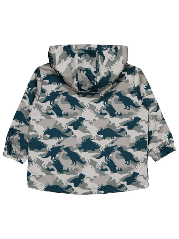 Civil Boys Dinozor Baskılı 2-5 Yaş Yağmurluk - Haki