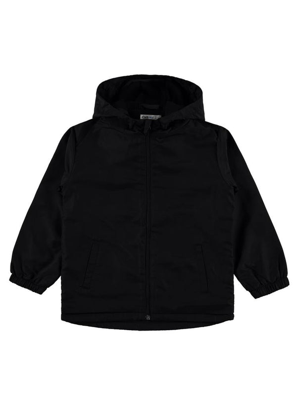 Civil Boys İçi Polarlı Basic 10-13 Yaş Yağmurluk - Siyah