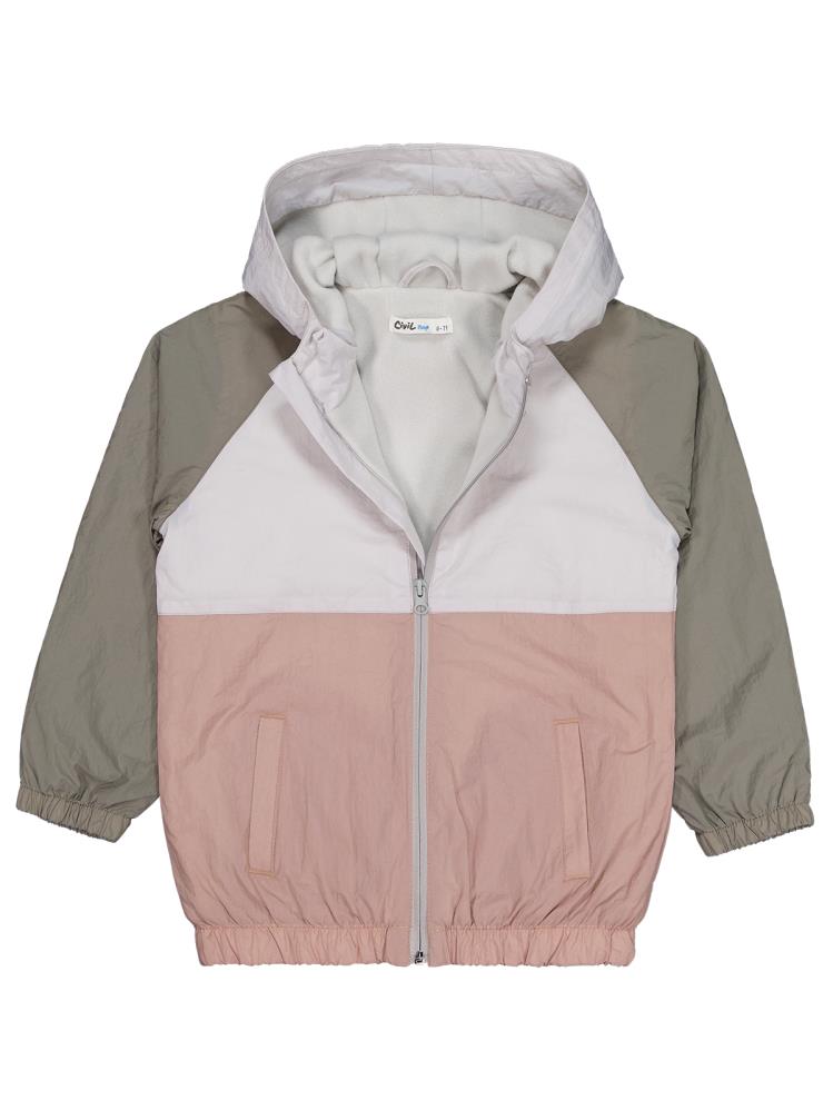 Civil Boys Garnili 6-9 Yaş Yağmurluk - Gri